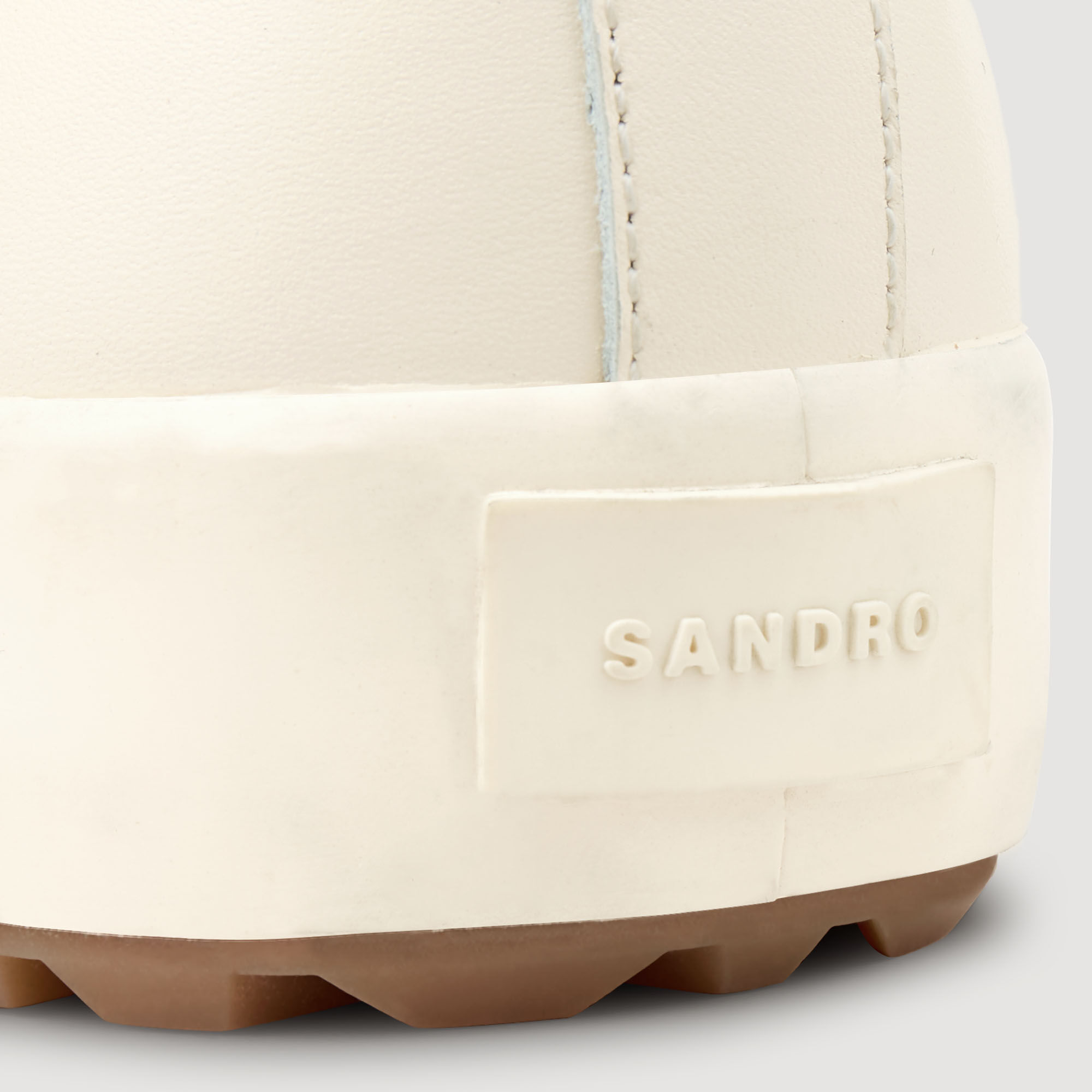 Niedrige Sneakers aus Spaltleder