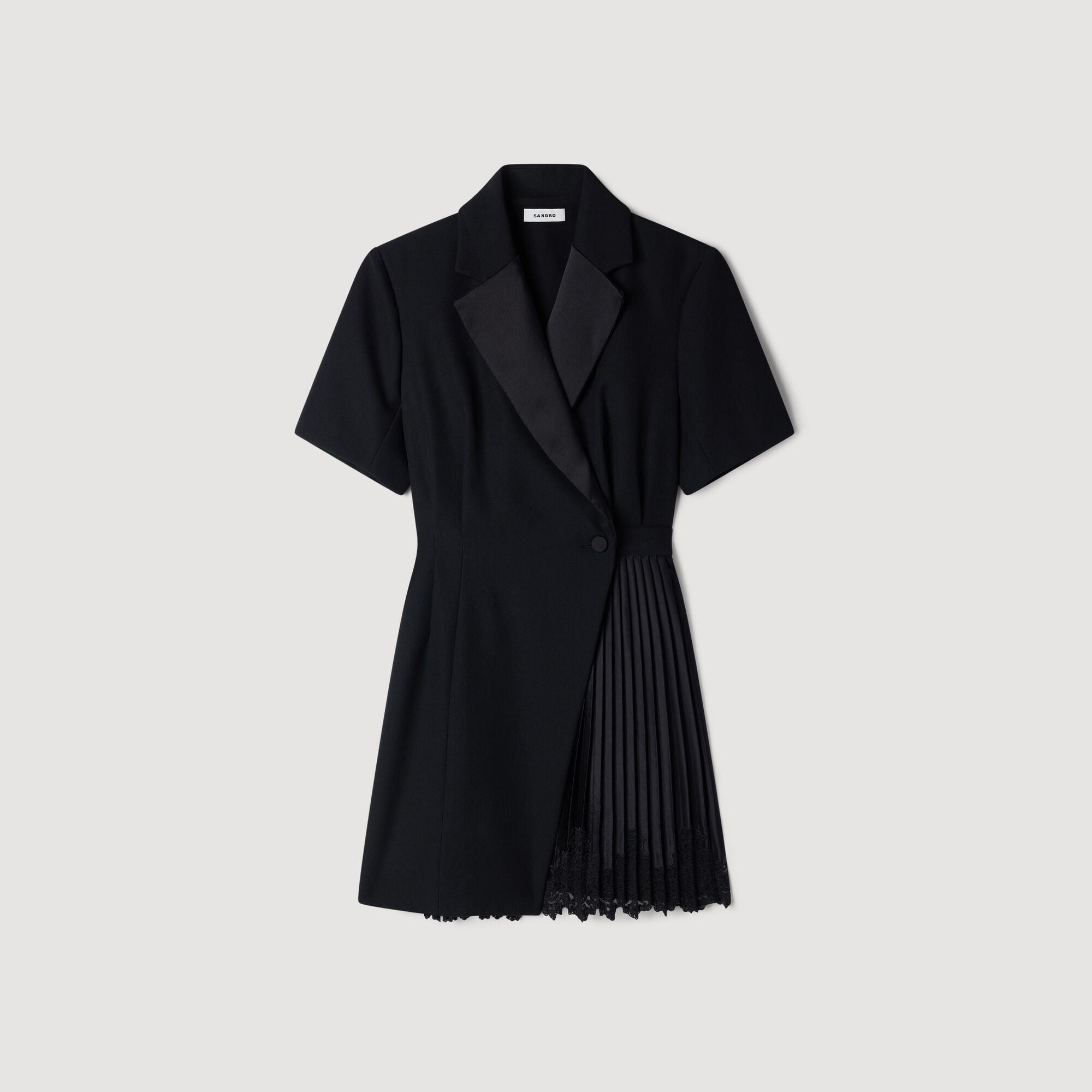 Wickelkleid mit Reverskragen - Damen | Sandro