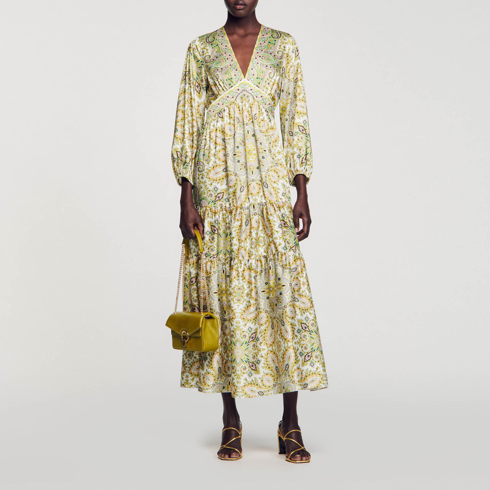 Langes kleid floral