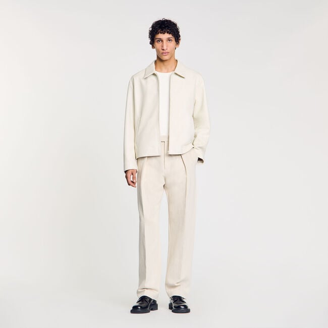 Blouson aus Leder