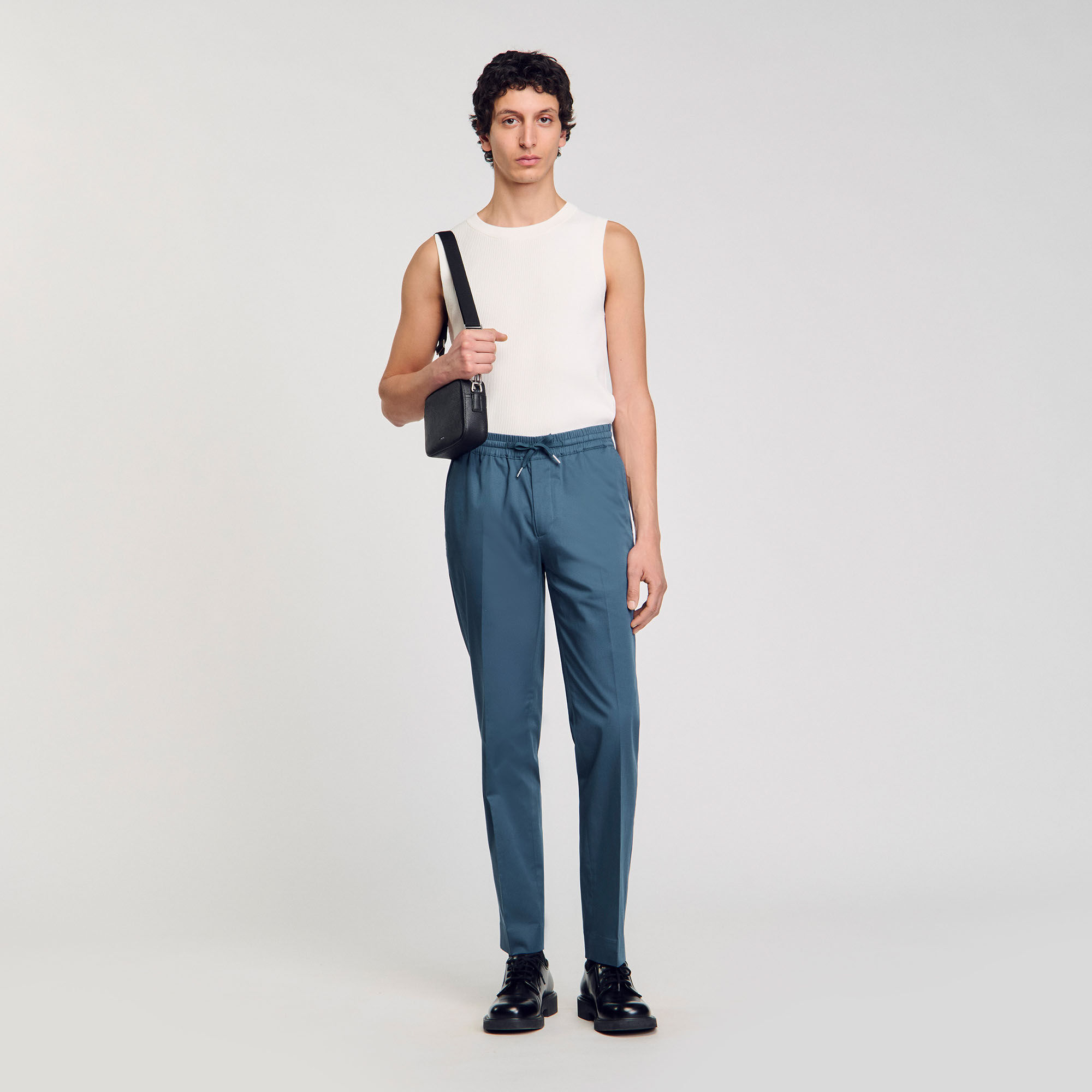 Elastische Hose mit geradem Schnitt