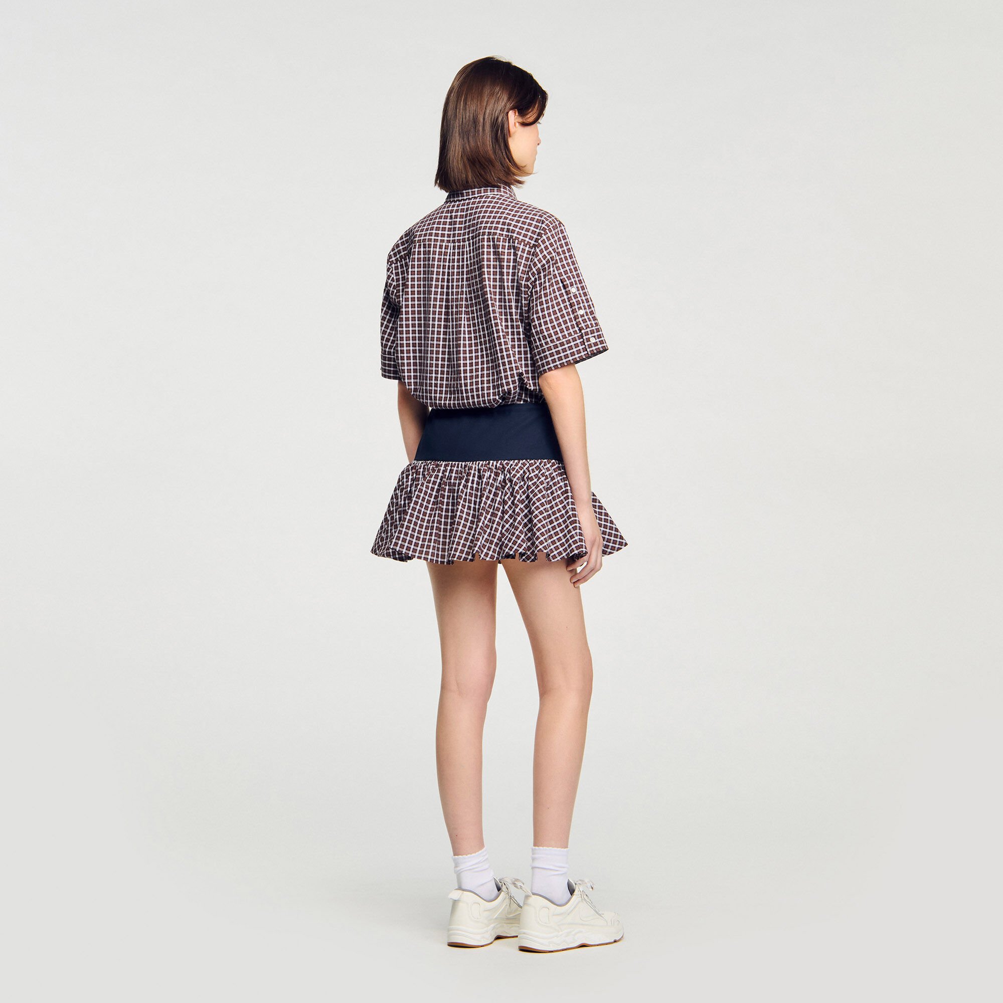 Karierter Skort