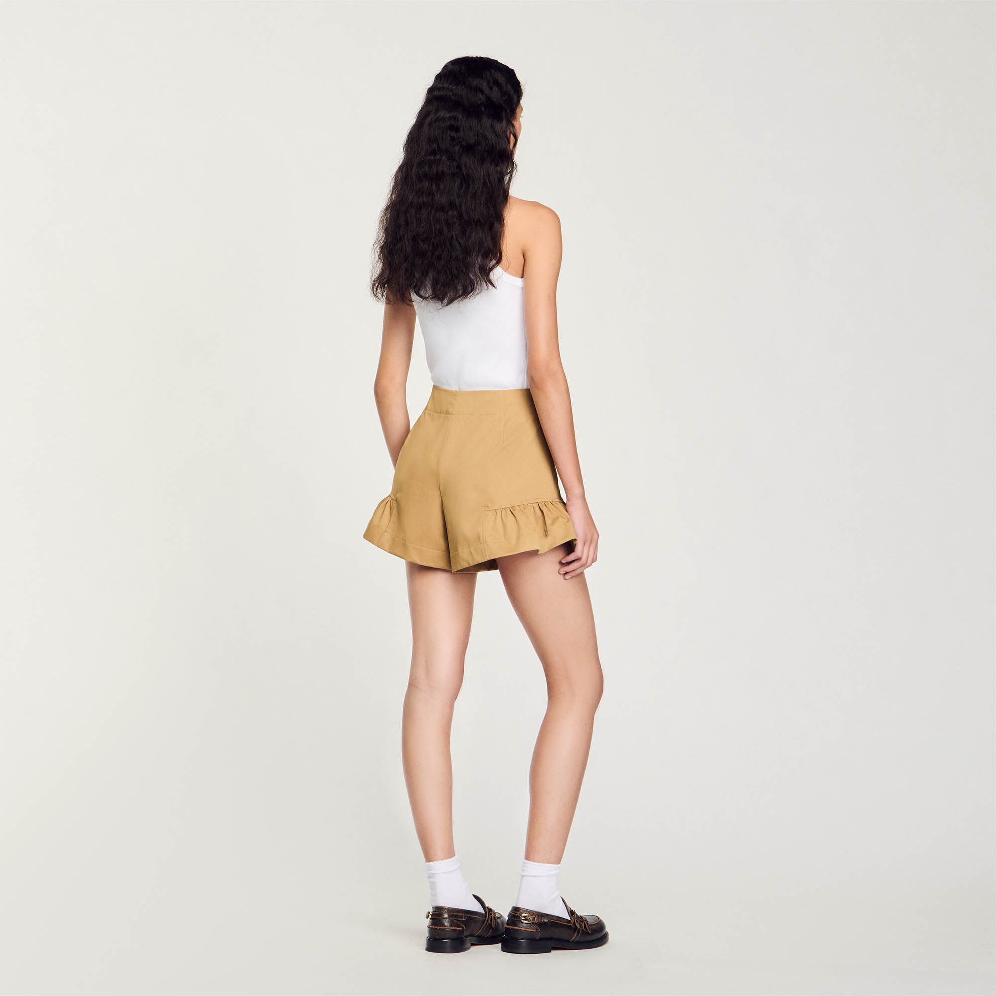 Shorts mit Volants