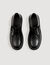 Derby-Schuhe aus glasiertem Leder