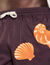 Badeshorts mit Muscheln