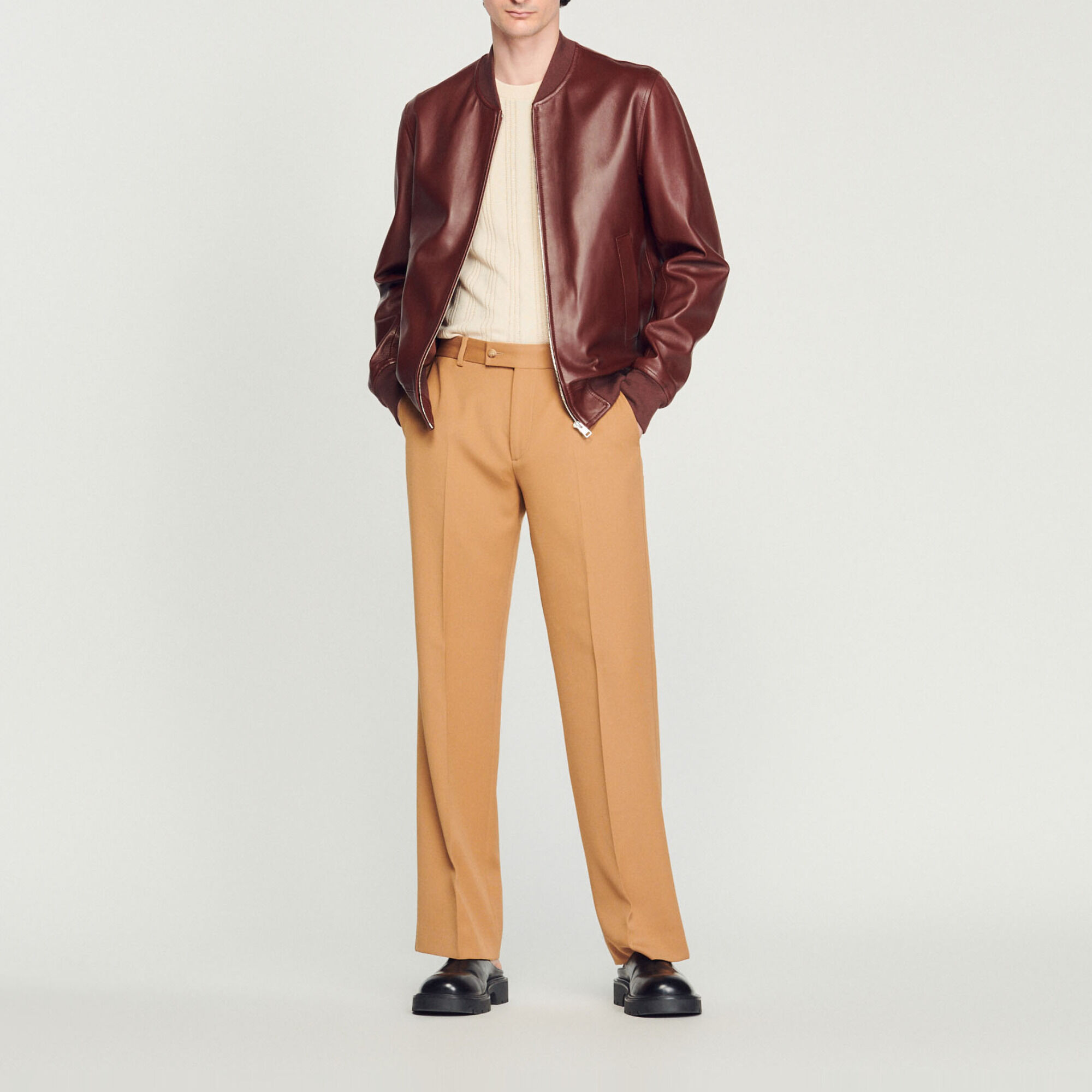Blouson aus Leder