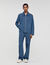 Jeansjacke mit Seilmuster