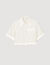Kurze Hemdbluse mit Streifen