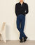 Unbearbeitete Jeans aus Baumwolle