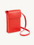 Pochette aus Glattleder mit Trageriemen