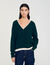Trompe-l'Œil-Pullover aus Strick