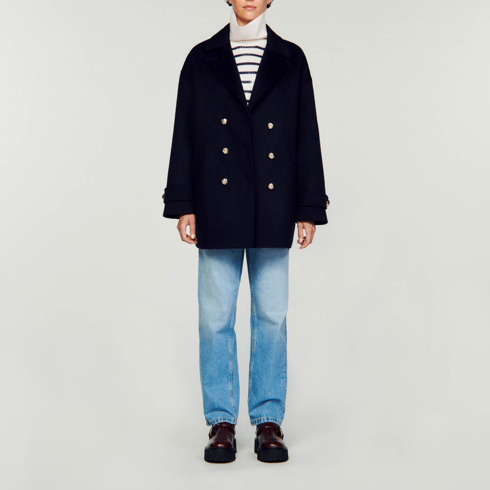 Sandro caban outlet