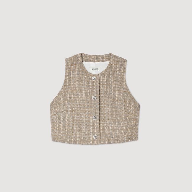 Top aus Tweed