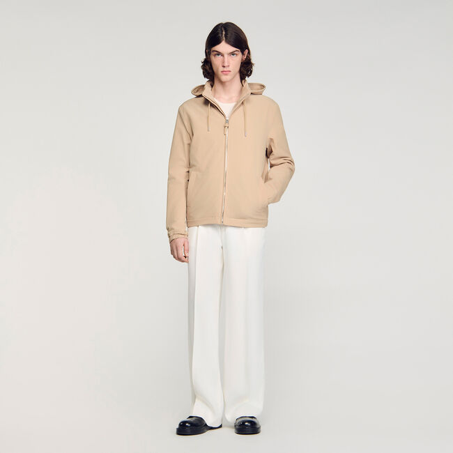 Kapuzenjacke mit Rei&szlig;verschluss