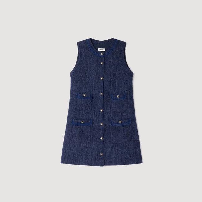 Kurzes Tweedkleid