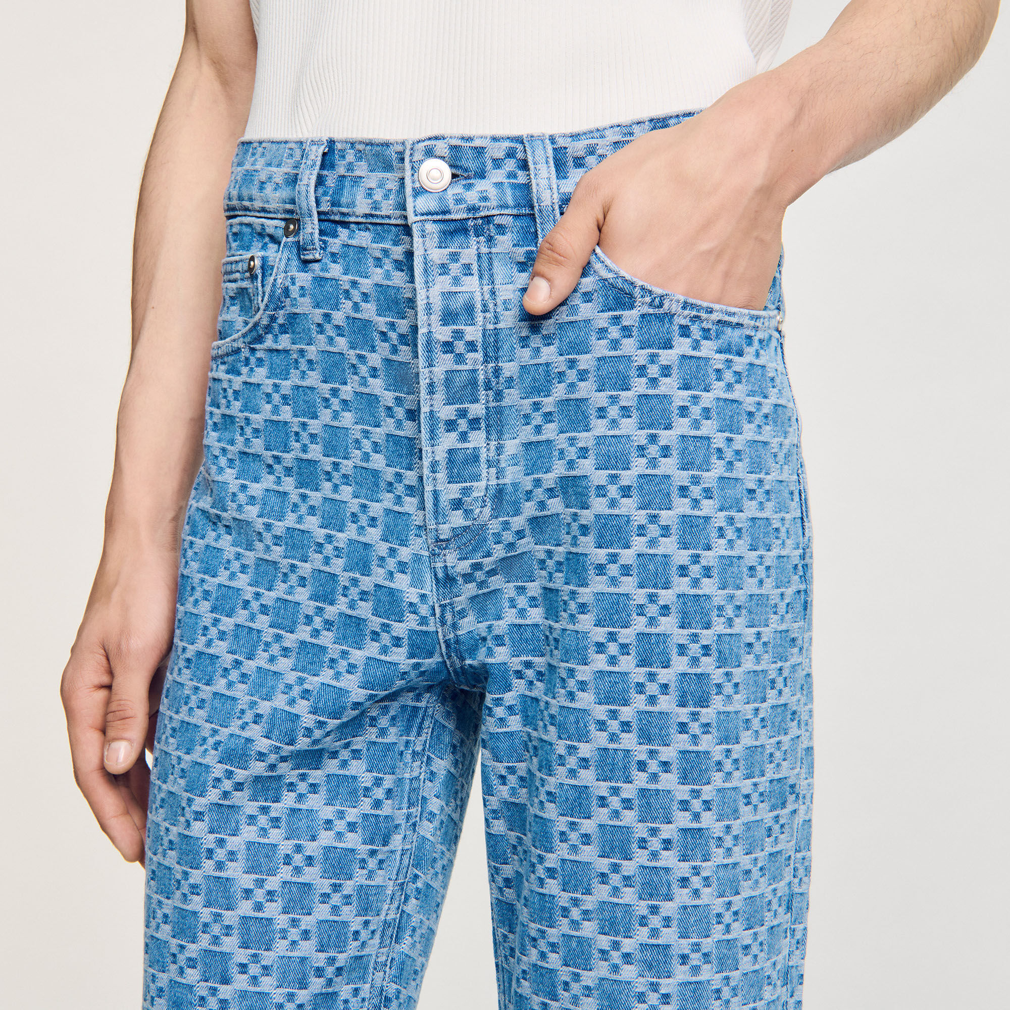 Regular-Jeans mit „Square Cross“