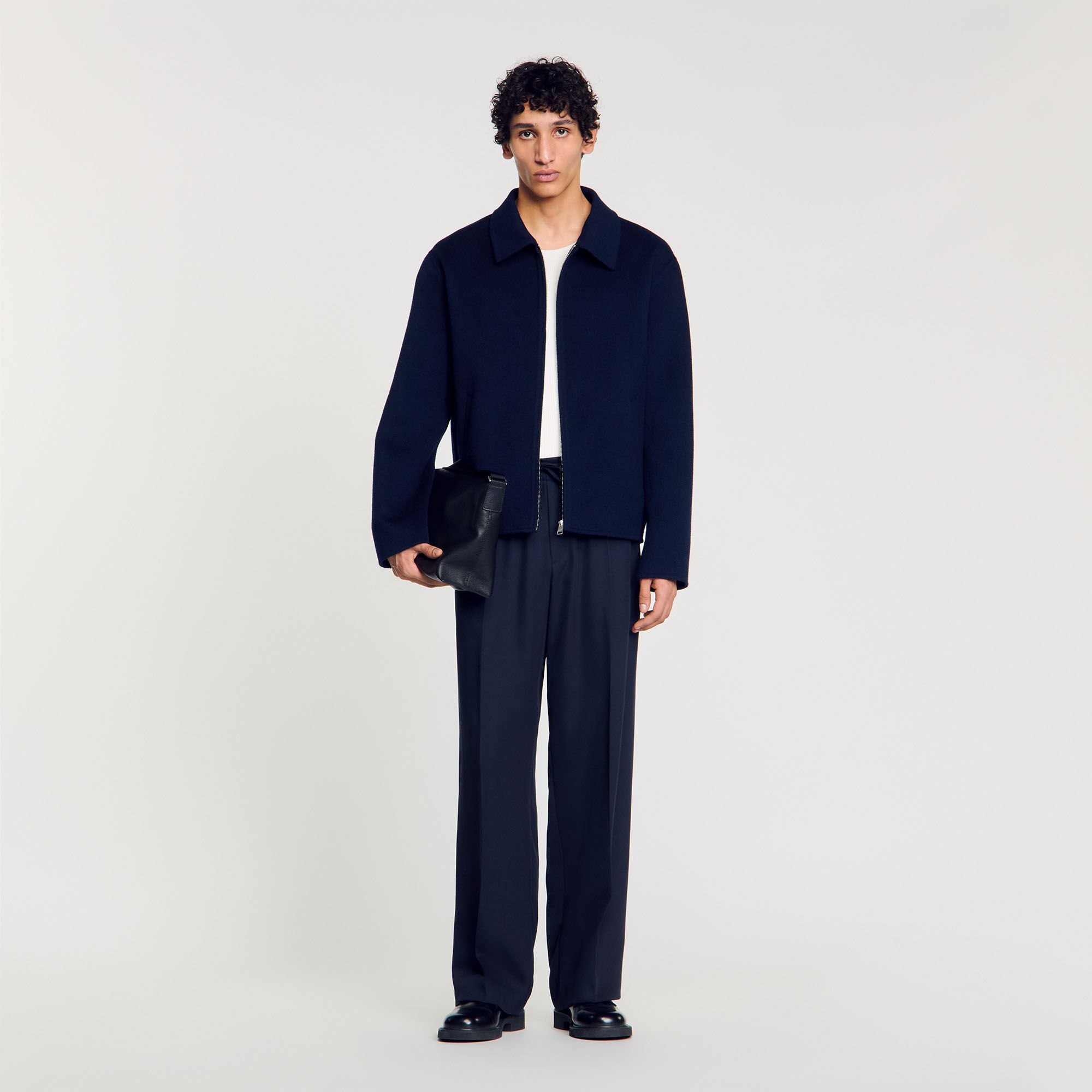 Blouson aus Doubleface-Wolle