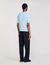 Poloshirt aus Rippstrick