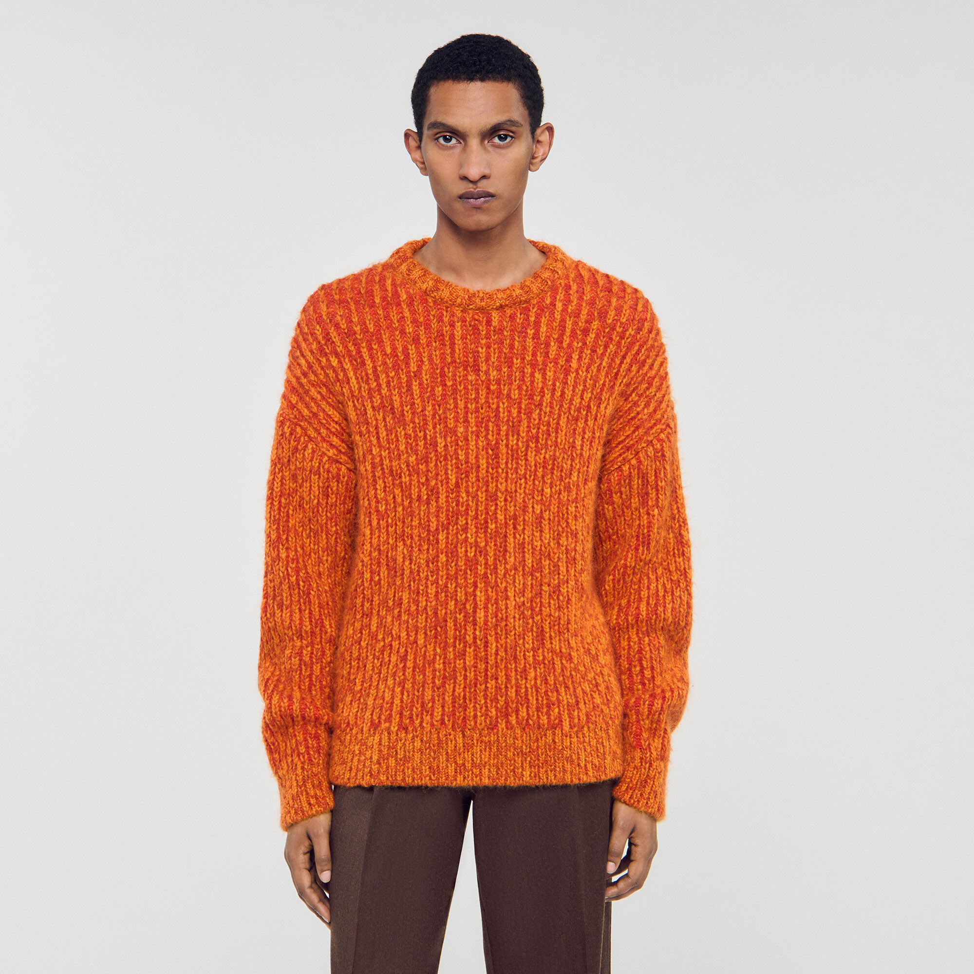 Langarmpullover mit Rundhals