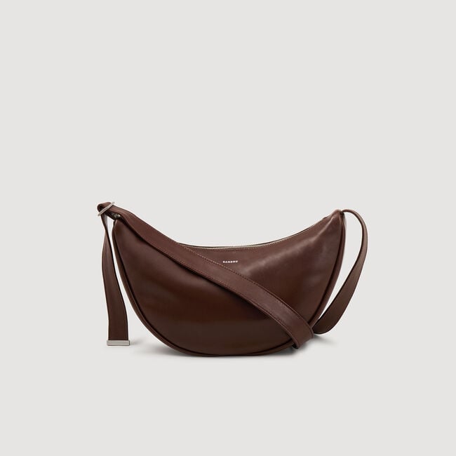 Kleine Hobo-Tasche aus Leder