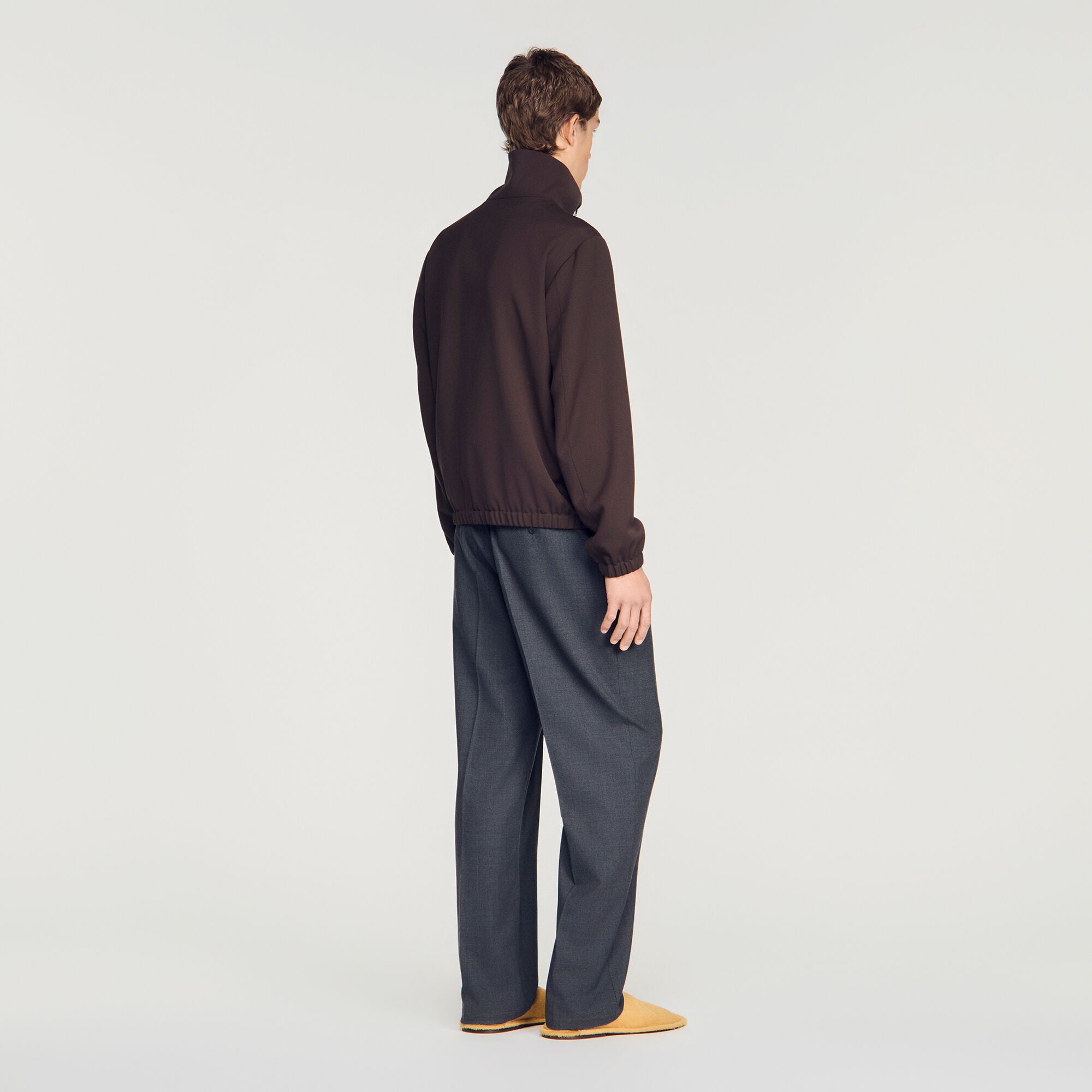 Wollblouson mit Rei&szlig;verschluss - Herren | Sandro
