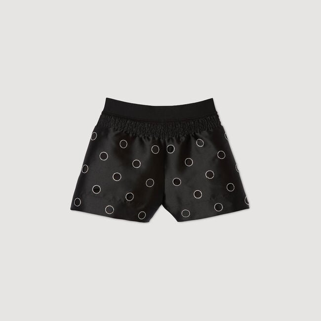 Shorts mit Strass