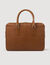 Große Tasche aus genarbtem Leder