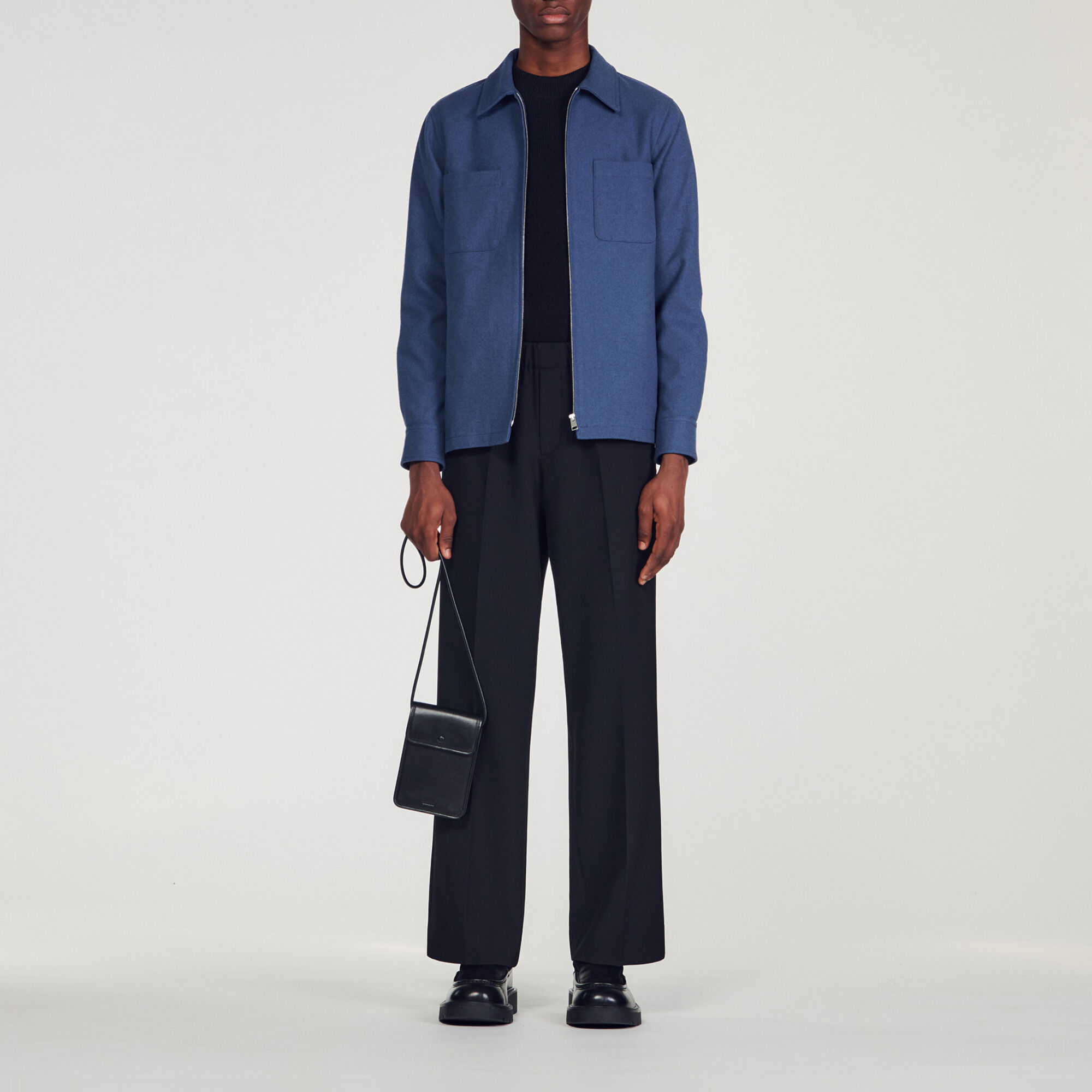 Overshirt aus Wolle