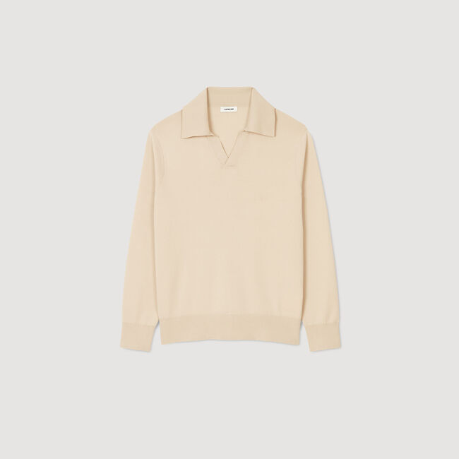 Poloshirt aus Strick