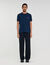 T-Shirt mit Leder-Logo
