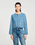 Jeansjacke mit Strass