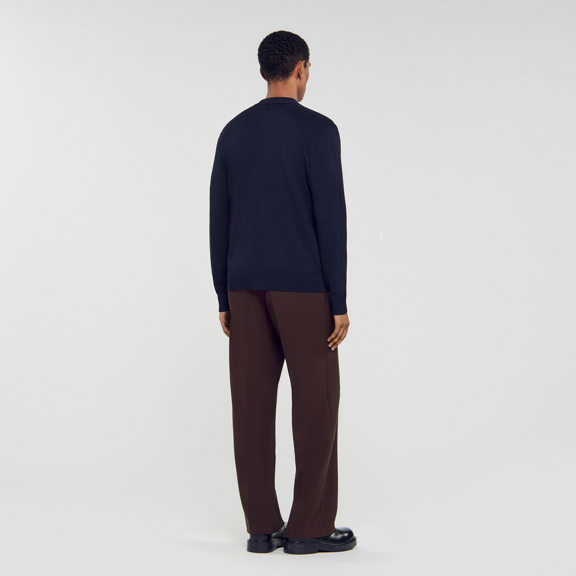 Cardigan mit Kordelstickerei