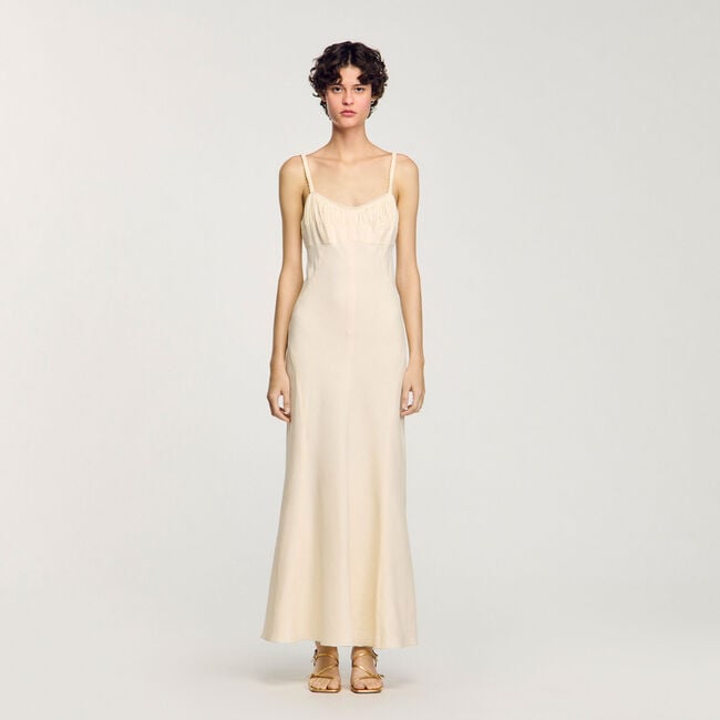 Langes Trägerkleid