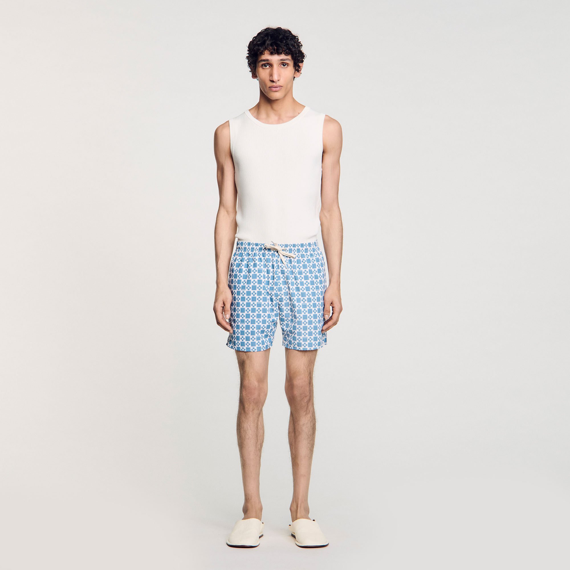 Badehose mit Square Cross