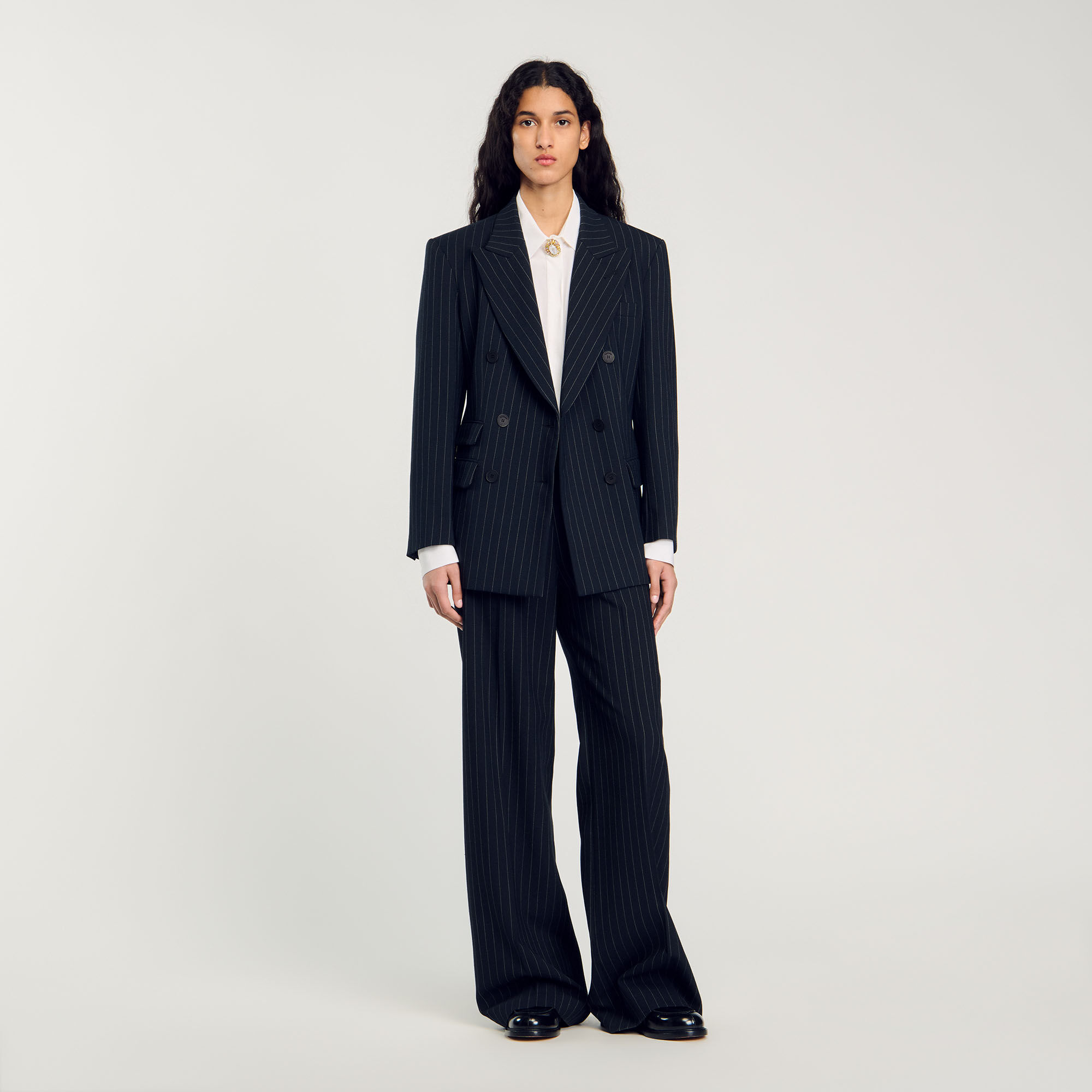 Gestreifter Blazer