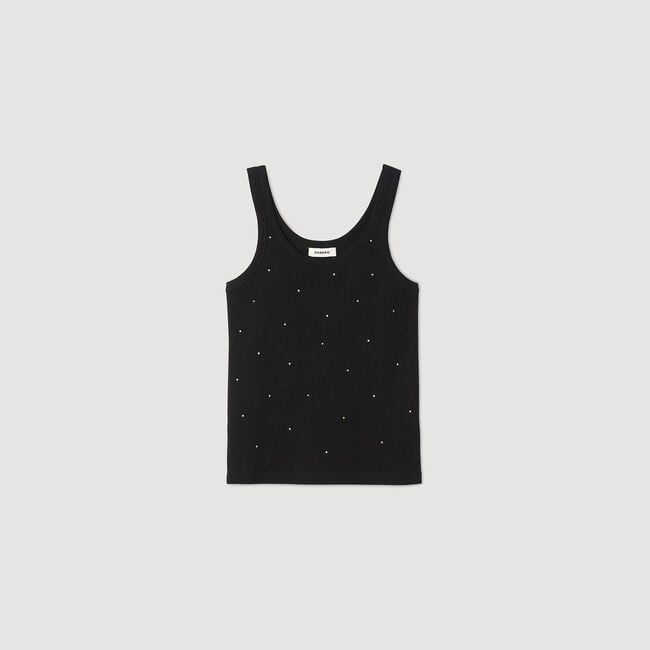 Tanktop mit Strass
