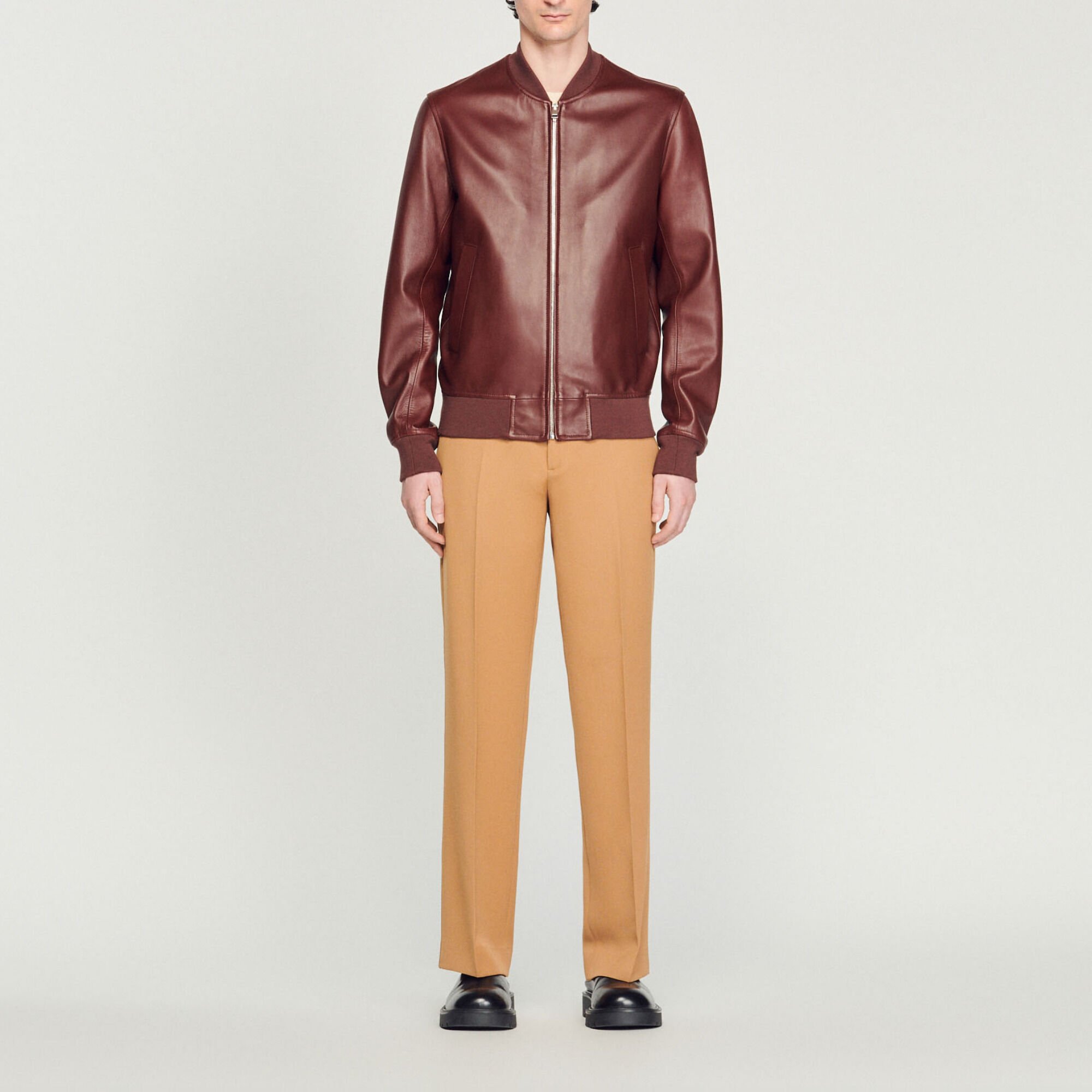 Blouson aus Leder