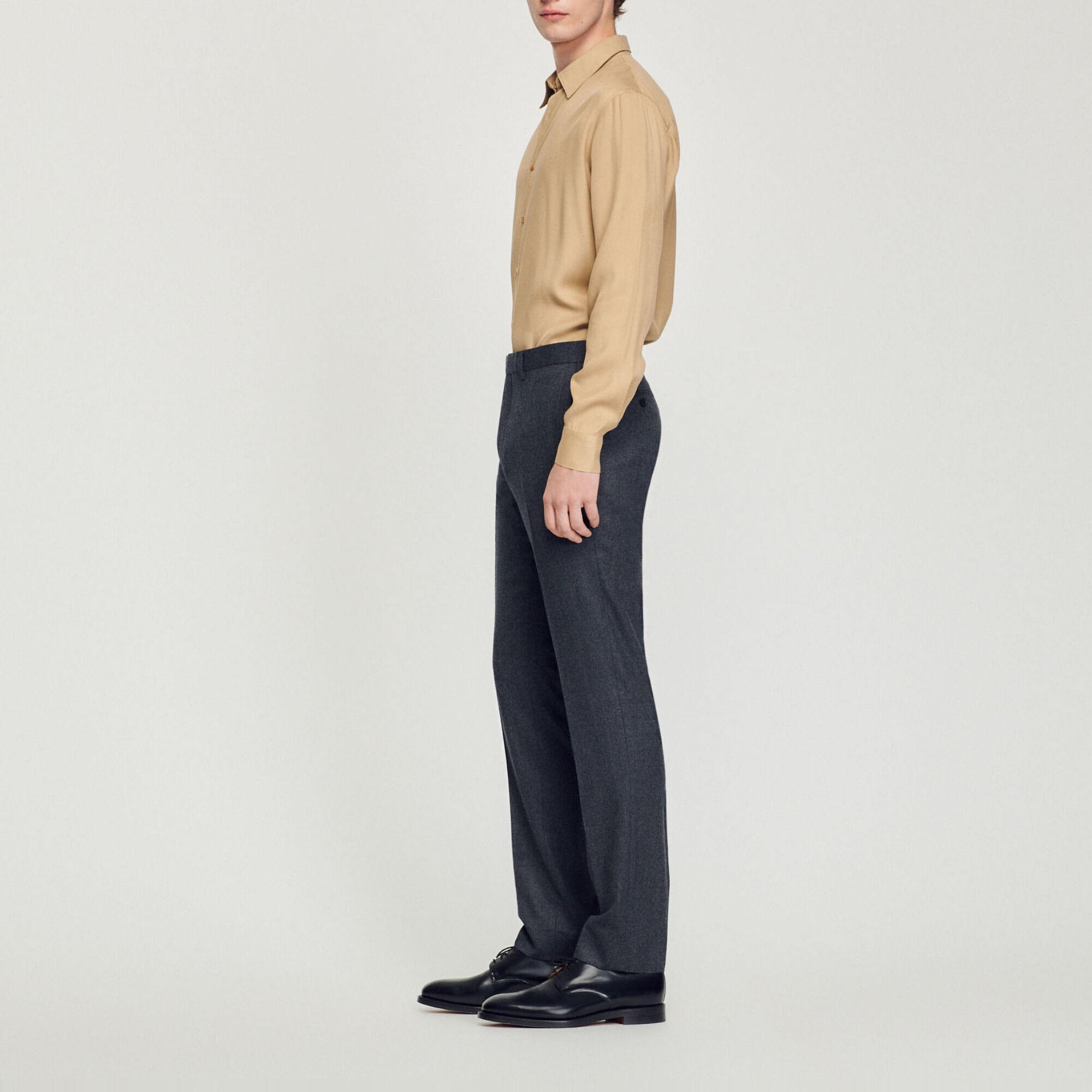 Anzughose aus Flanell
