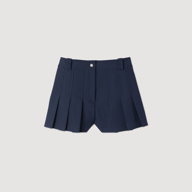 Shorts mit Falten