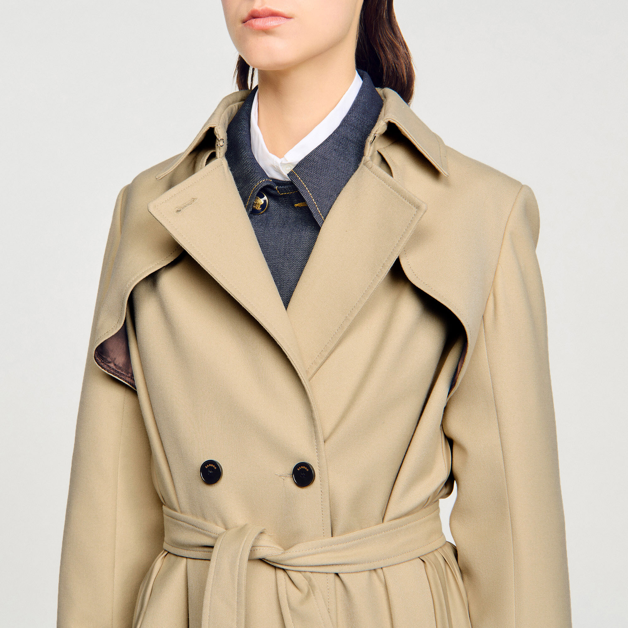 Trenchcoat mit Gürtel