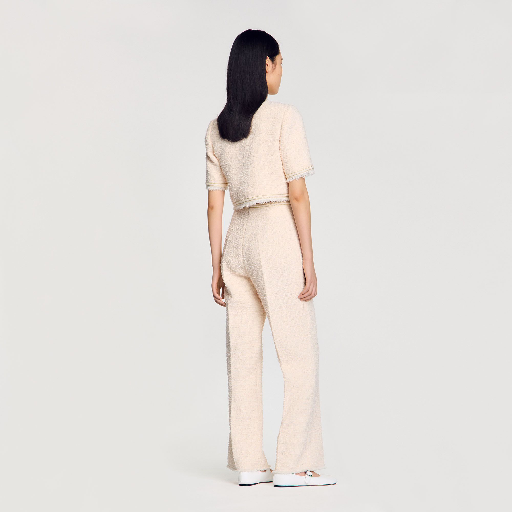 Hose aus dekorativem Tweed