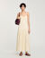Langes Plisseekleid