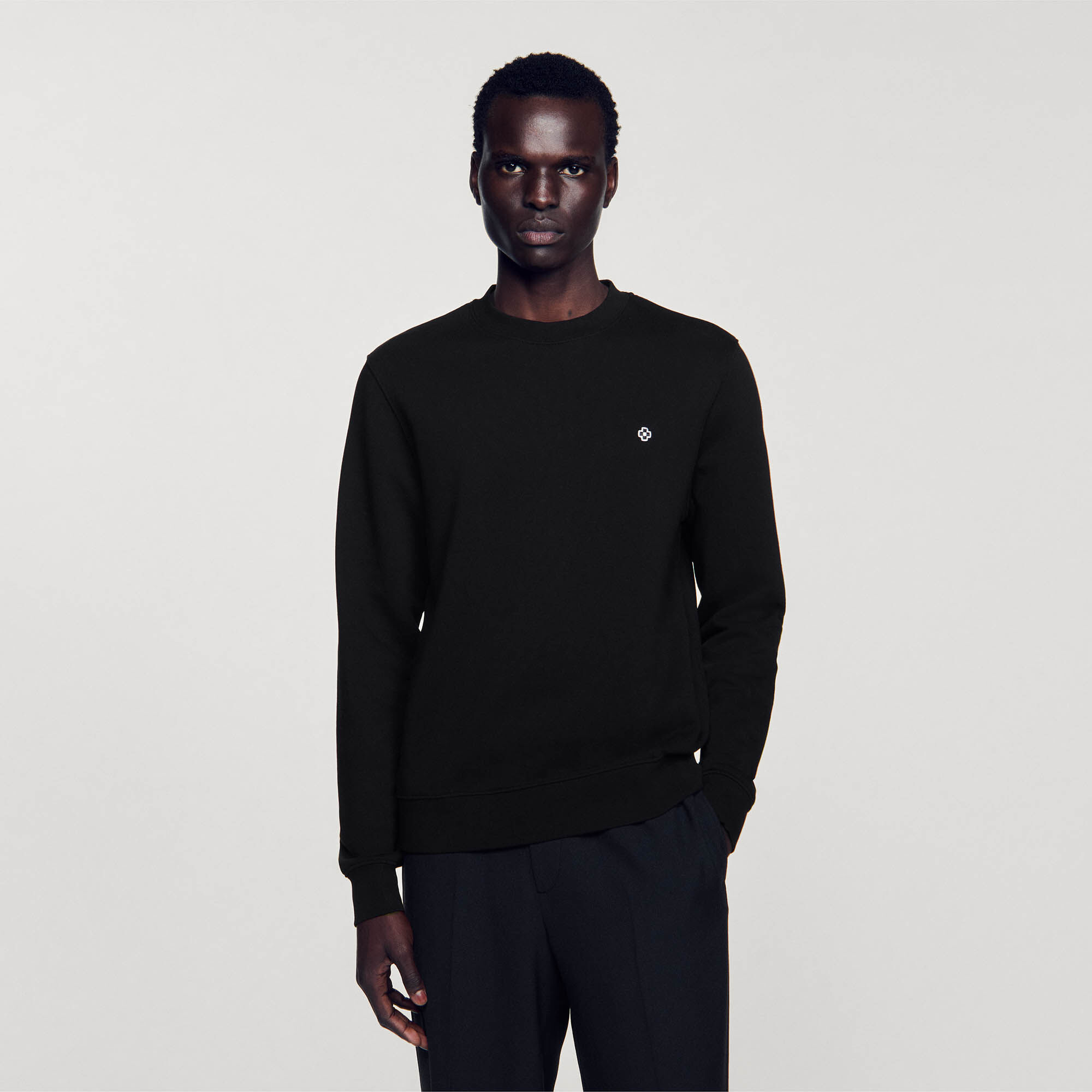 Sweatshirt mit Square-Cross-Motiv