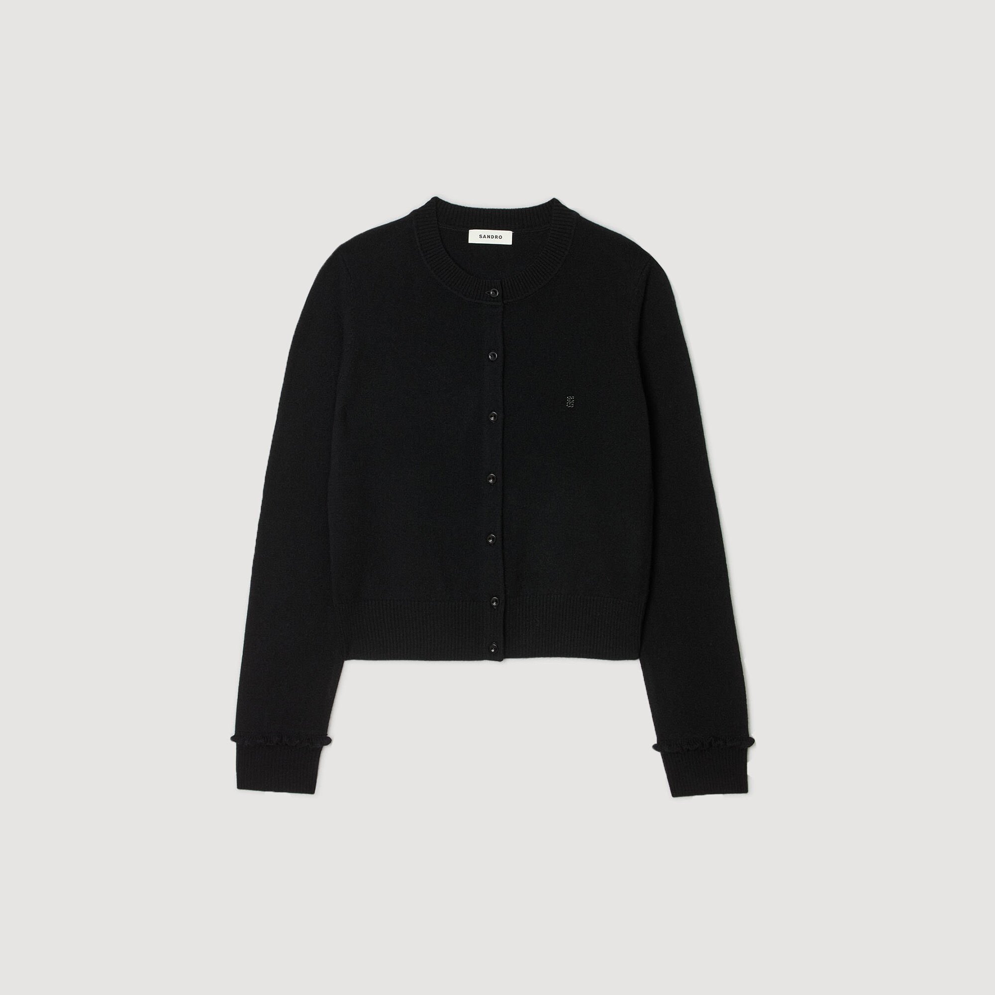 Cardigan mit Volants