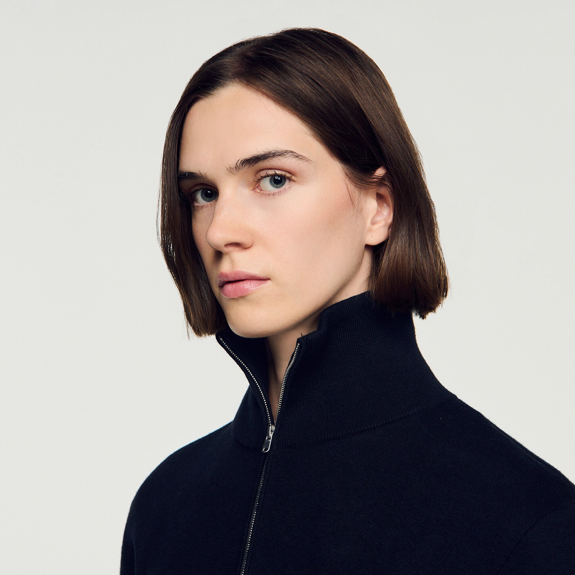 Pullover mit Stehkragen - Mixte | Sandro