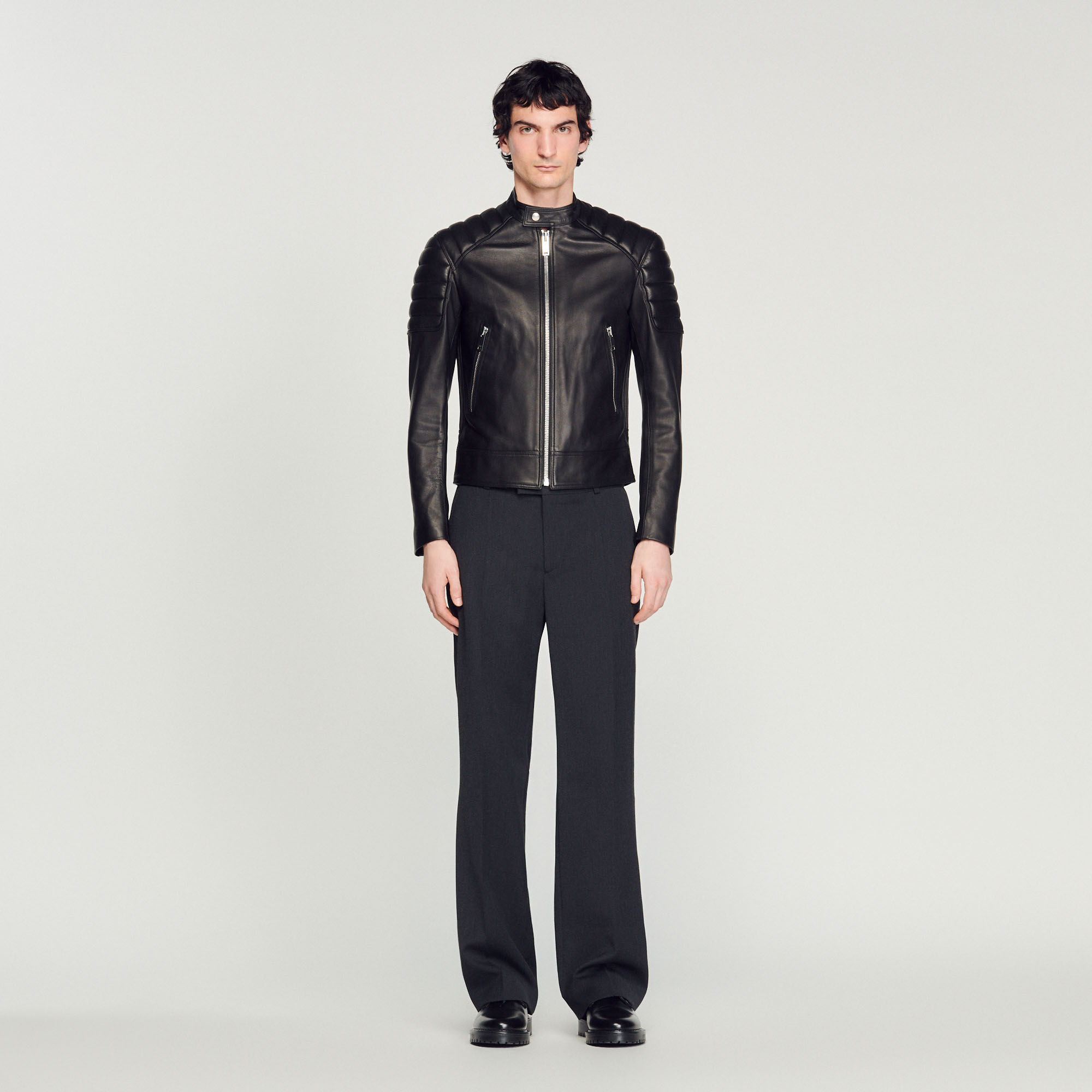 Sandro paris lederjacke Clearance