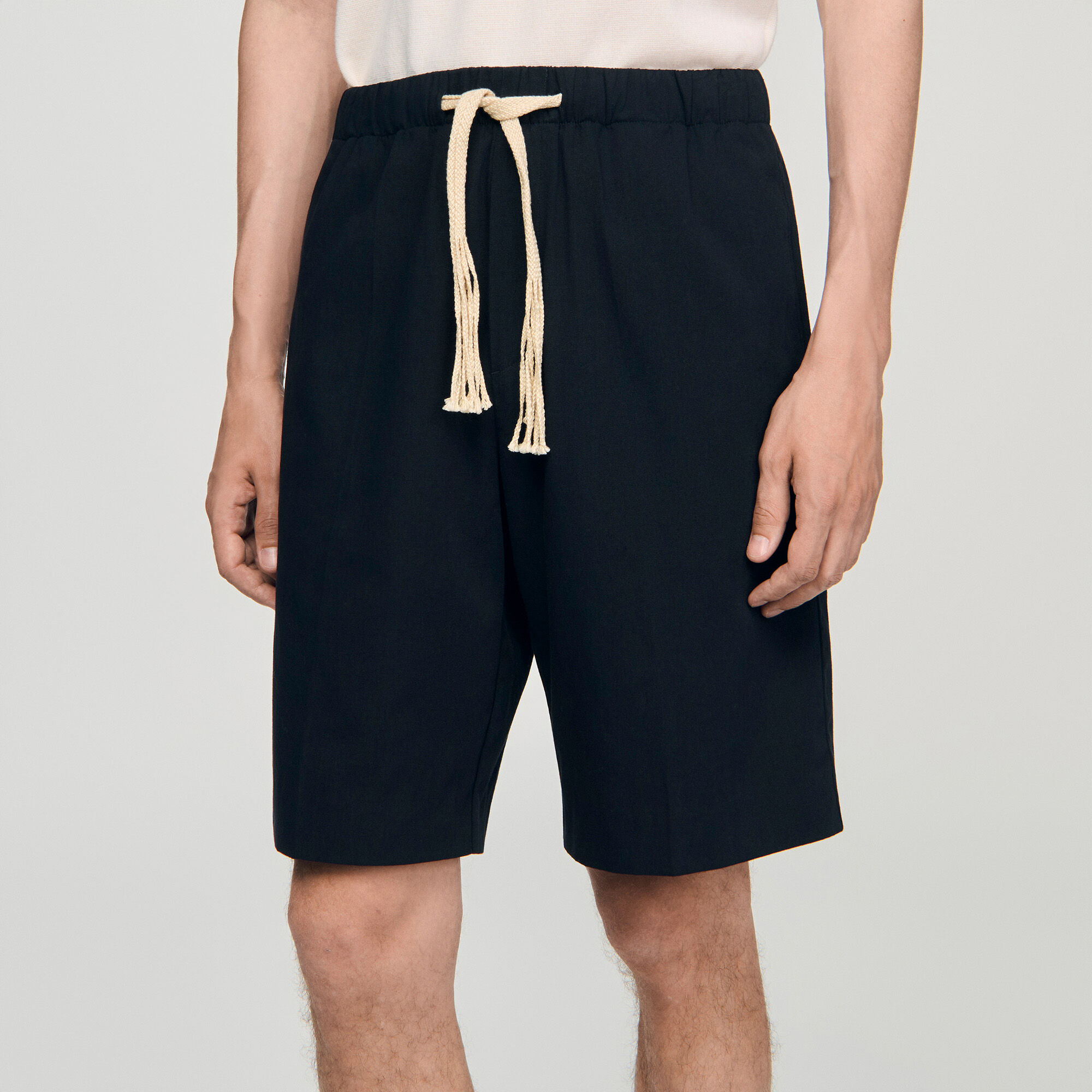 Baumwollshort mit elastischem Bund
