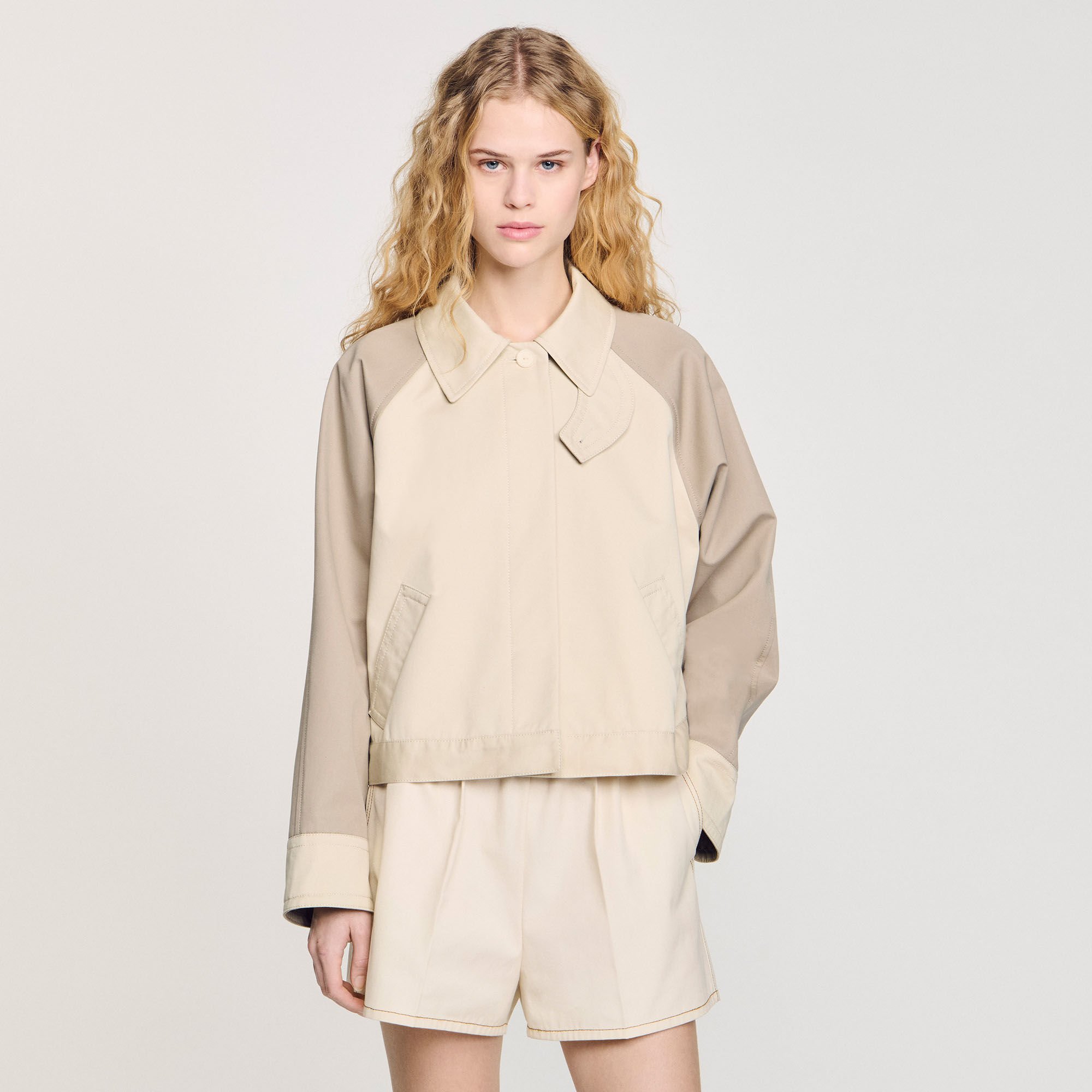 Zweifarbiger Blouson
