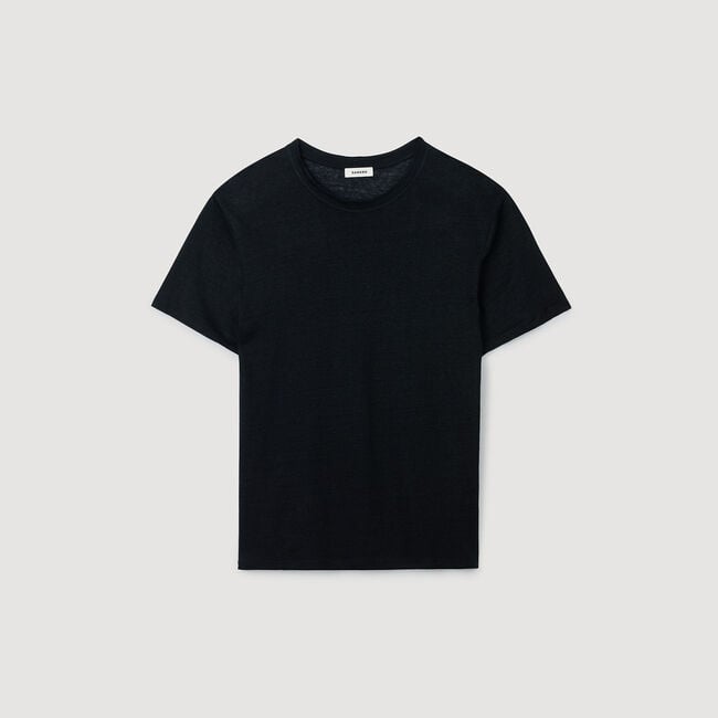 T-Shirt aus zertifiziertem Leinen