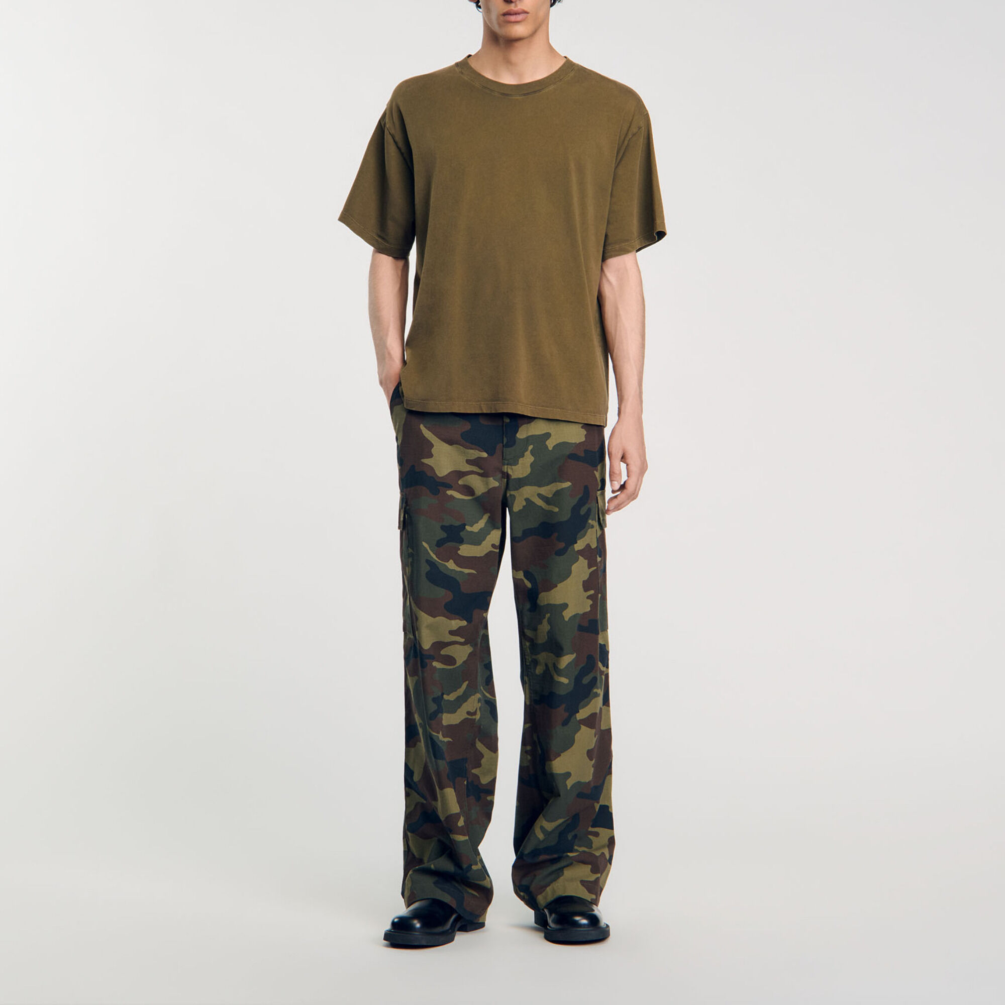 T-Shirt mit verwaschener Optik